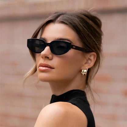 Astra - Modern Flat-Lens Cat-Eye Sunglasses Eyewear Shades