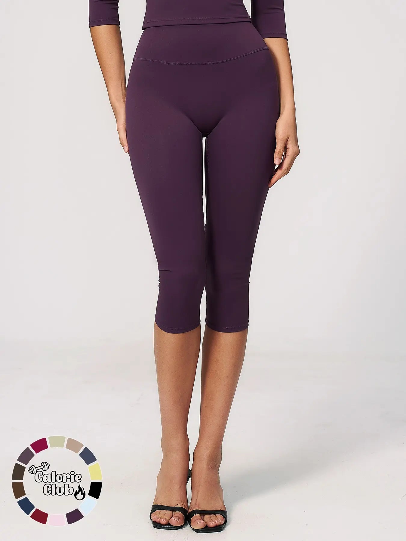 Viral Tiktok Trend 7/8 Leggings, High Waist Tummy Control Butt Lifting Capri Pants, Slim-Fitting Casual Wear for All Seasons