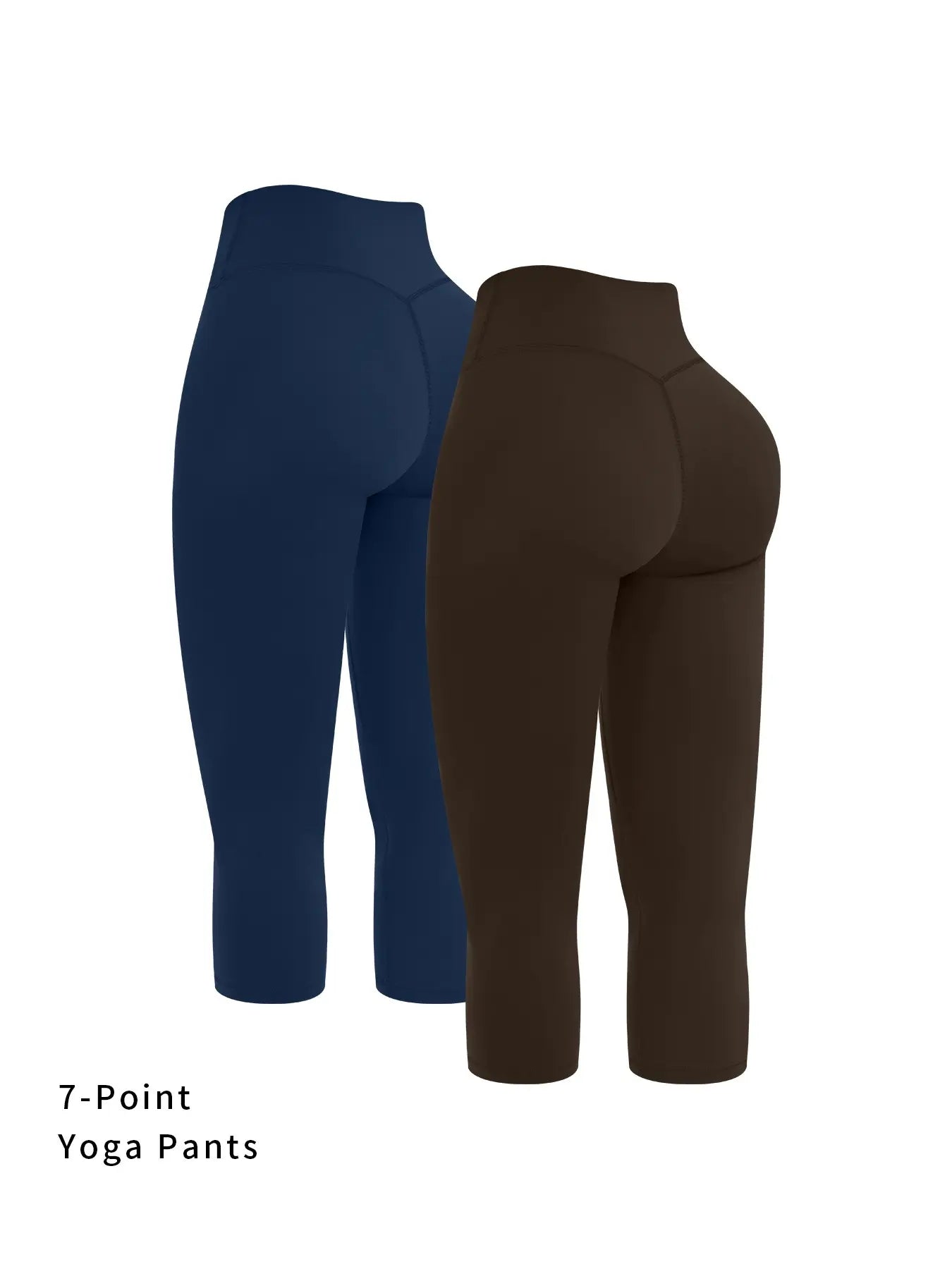 Viral Tiktok Trend 7/8 Leggings, High Waist Tummy Control Butt Lifting Capri Pants, Slim-Fitting Casual Wear for All Seasons