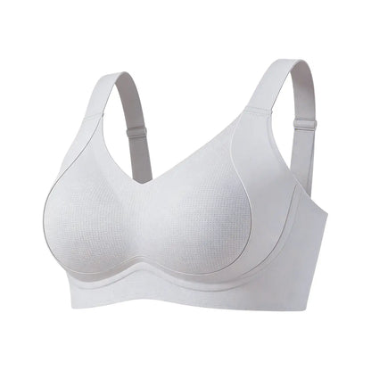 YONFIT Women'S Wireless Support Bra - Full Coverage Lift, Side Smoothing for Fuller Bust, Wide Straps, Breathable Seamless Comfort, Ideal for Work, No, Quick Dry, Everyday, Nylon Blend, Flexible Fit, Lounging, Plain