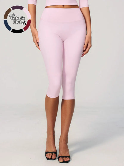 Viral Tiktok Trend 7/8 Leggings, High Waist Tummy Control Butt Lifting Capri Pants, Slim-Fitting Casual Wear for All Seasons