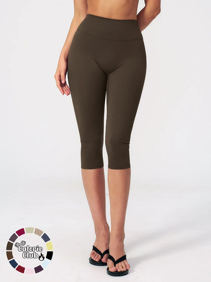 Viral Tiktok Trend 7/8 Leggings, High Waist Tummy Control Butt Lifting Capri Pants, Slim-Fitting Casual Wear for All Seasons
