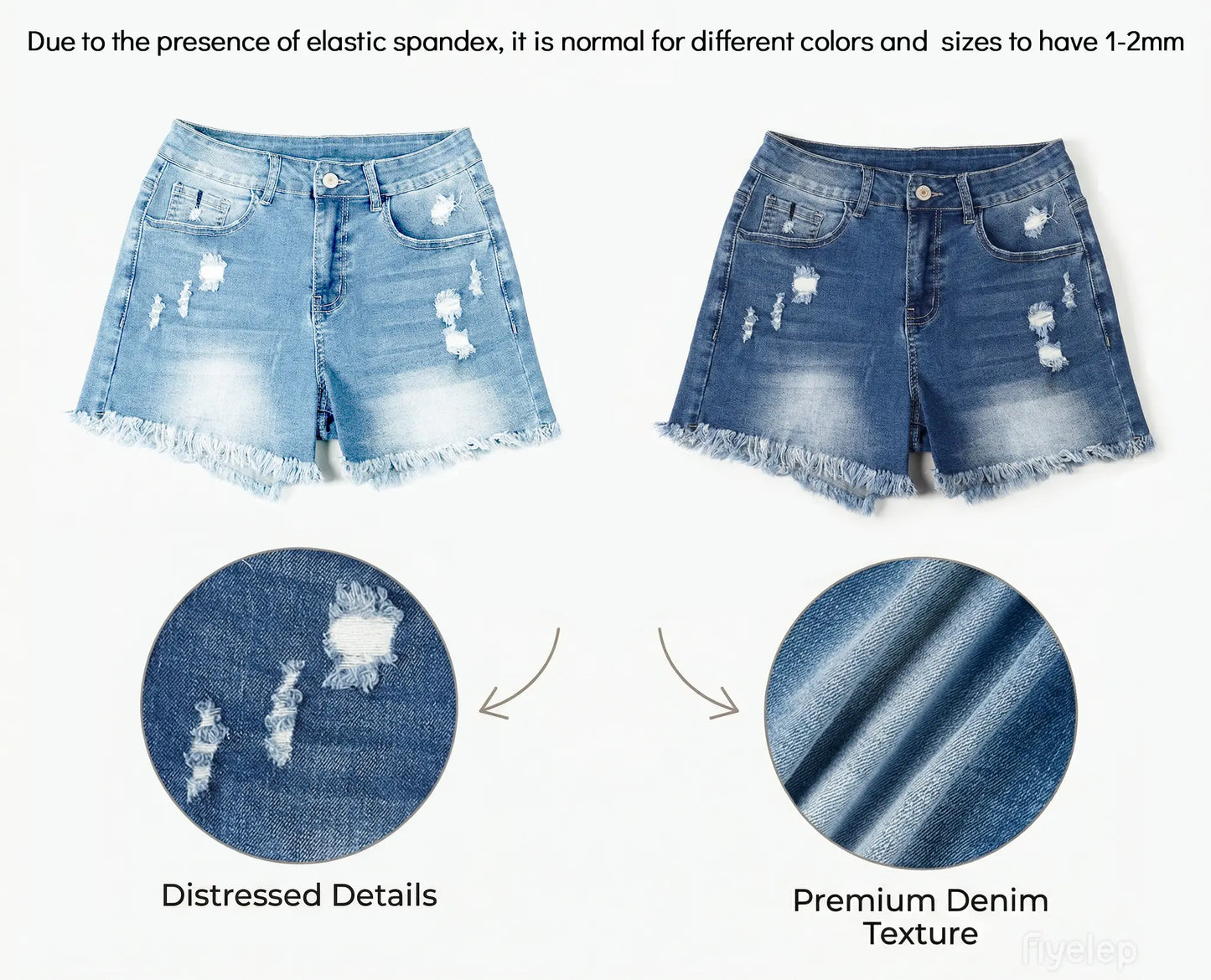 Yimoon 2Pcs Women'S Casual Jeans Retro Washed and Frayed Design, Athletic Stretch Jeans 2026 New Model Streetwear Stretch Jeans Womenswear