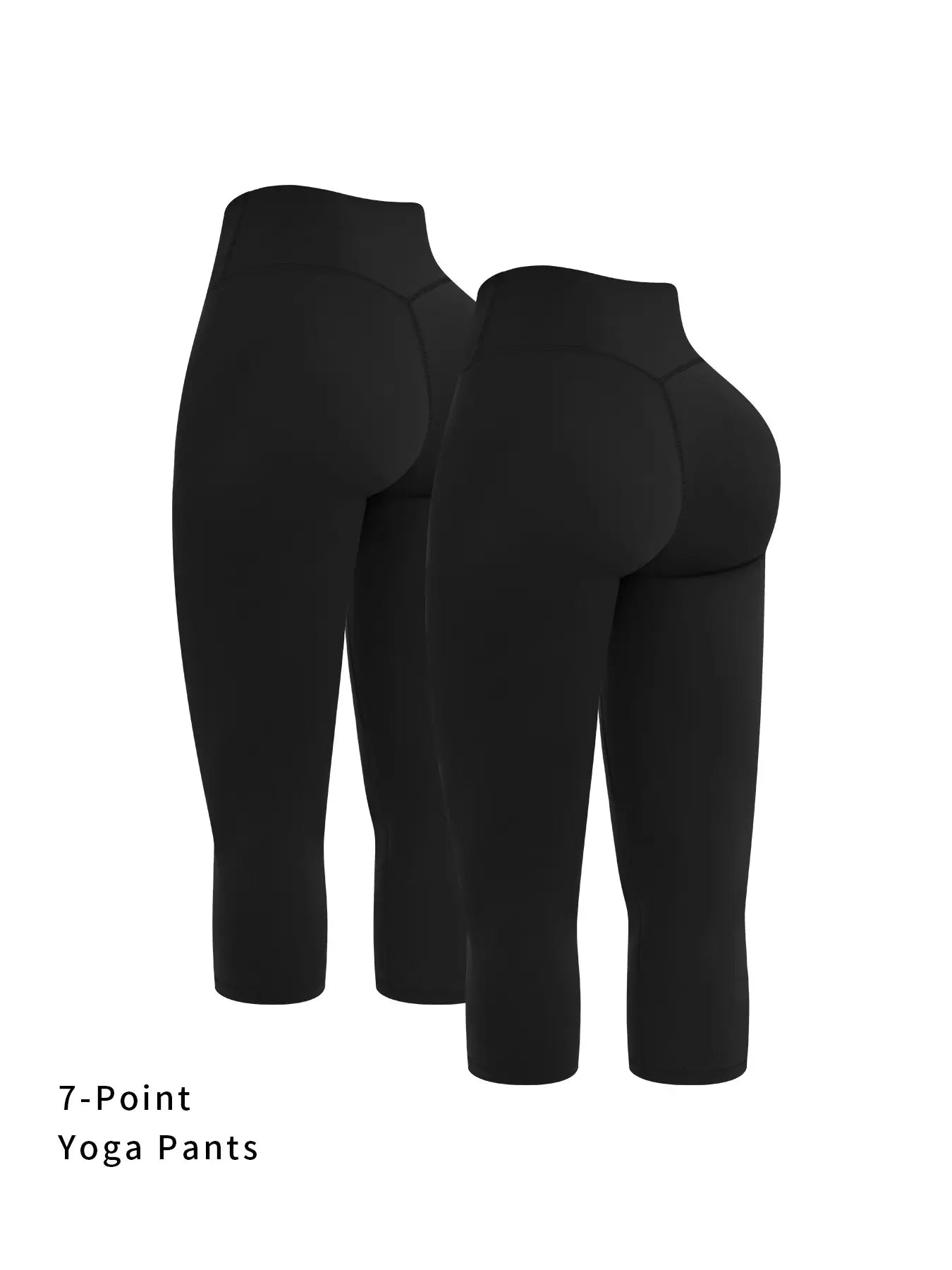 Viral Tiktok Trend 7/8 Leggings, High Waist Tummy Control Butt Lifting Capri Pants, Slim-Fitting Casual Wear for All Seasons